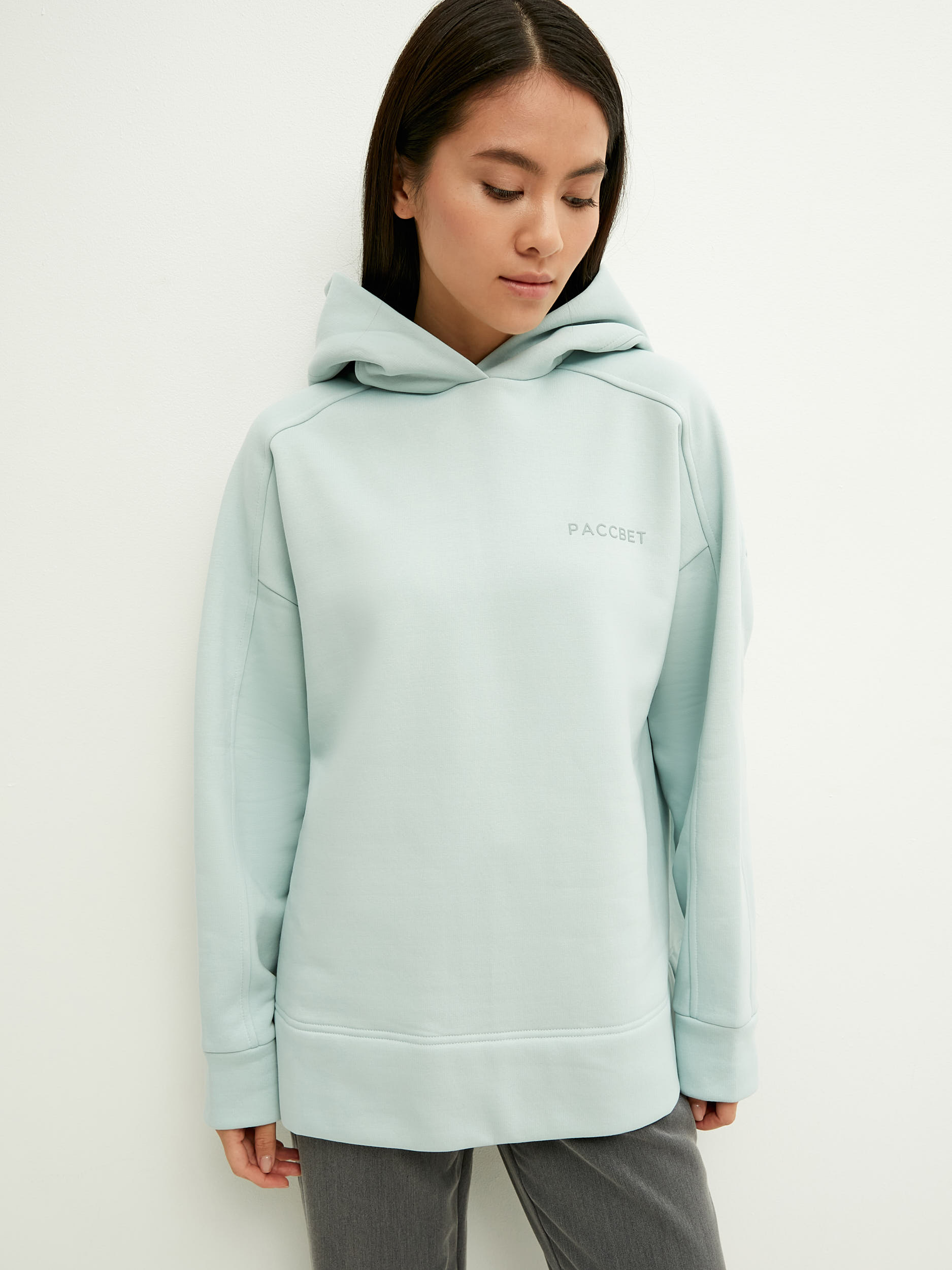 

Худи женское ZARINA 2460501401-19 зеленое S, 2460501401-19
