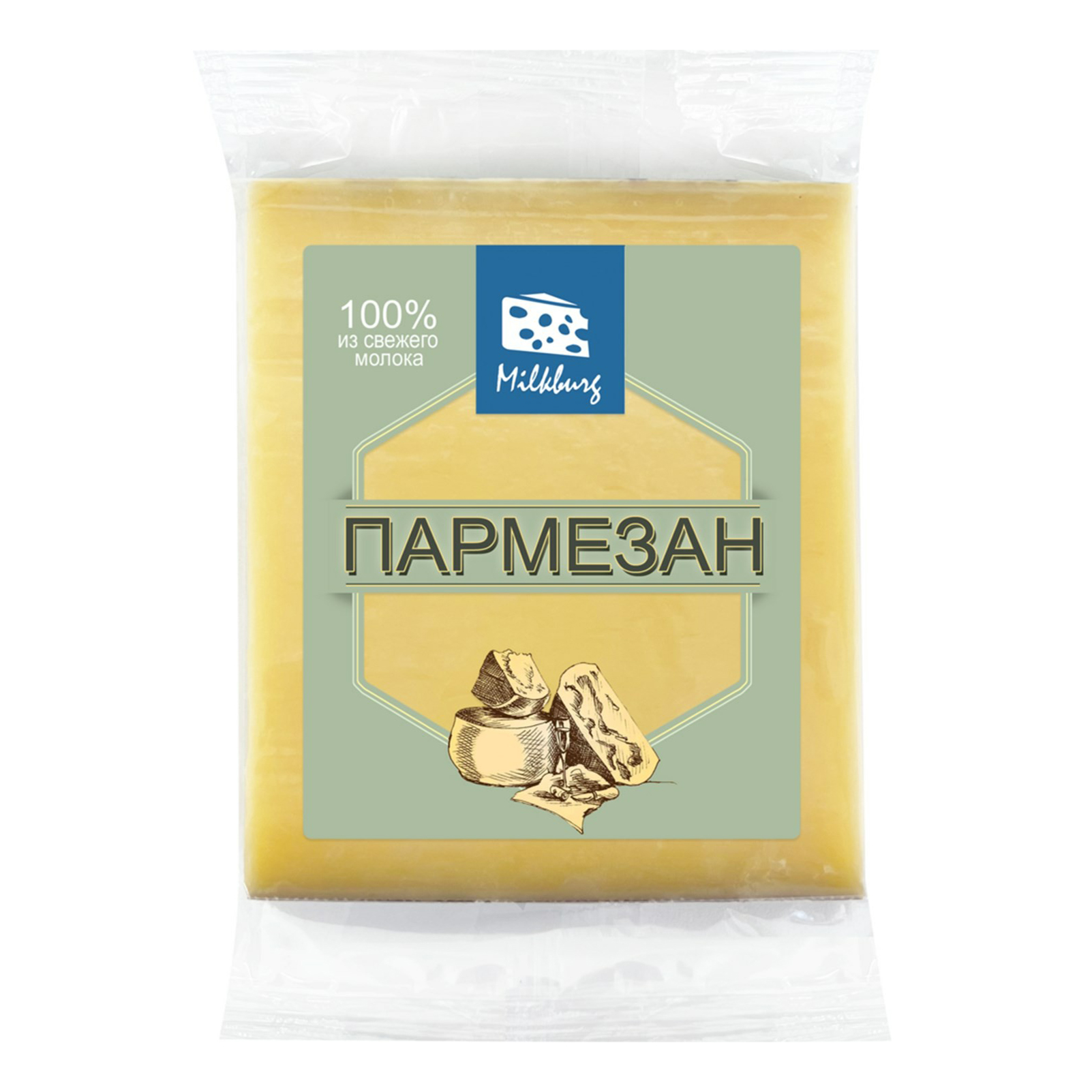 

Сыр твердый Milkburg Пармезан 45% БЗМЖ 150 г