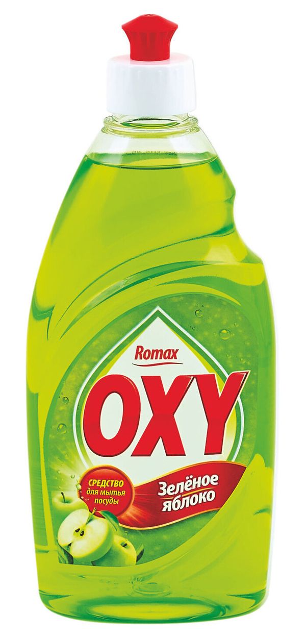 

Бальзам Romax Oxy Сочный лимон для мытья посуды 450 мл