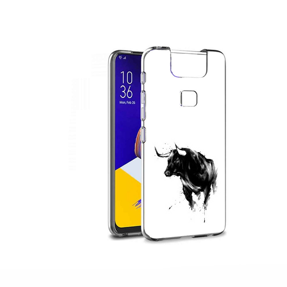 Чехол MyPads Tocco для Asus ZenFone 6 (ZS630KL) бык