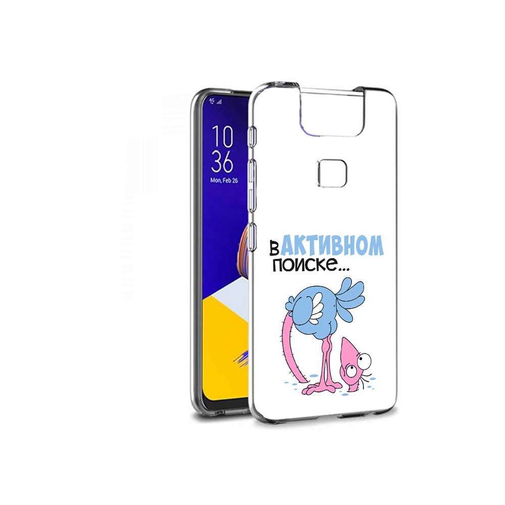 

Чехол MyPads Tocco для Asus ZenFone 6 (ZS630KL) в активном поиске, Прозрачный, Tocco