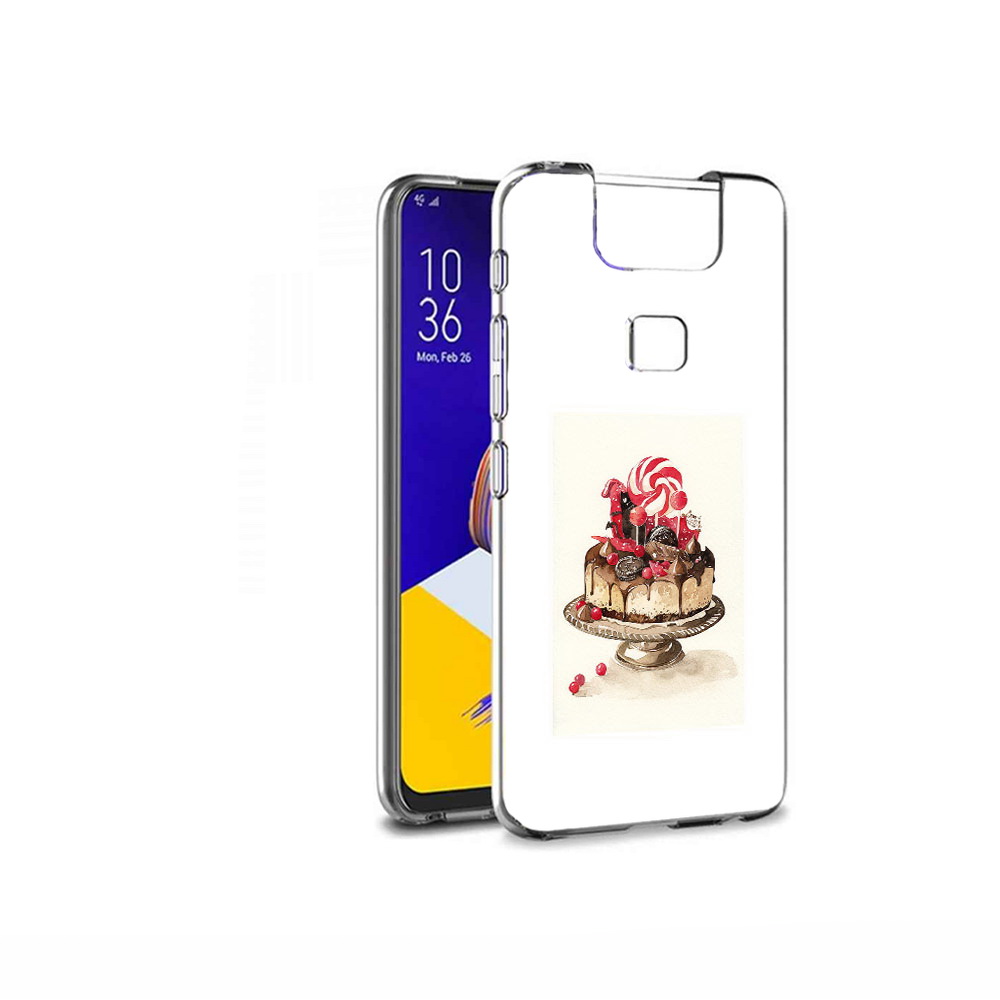 

Чехол MyPads Tocco для Asus ZenFone 6 (ZS630KL) вкусный торт, Прозрачный, Tocco