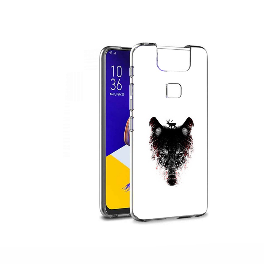 

Чехол MyPads Tocco для Asus ZenFone 6 (ZS630KL) волк в траве, Прозрачный, Tocco