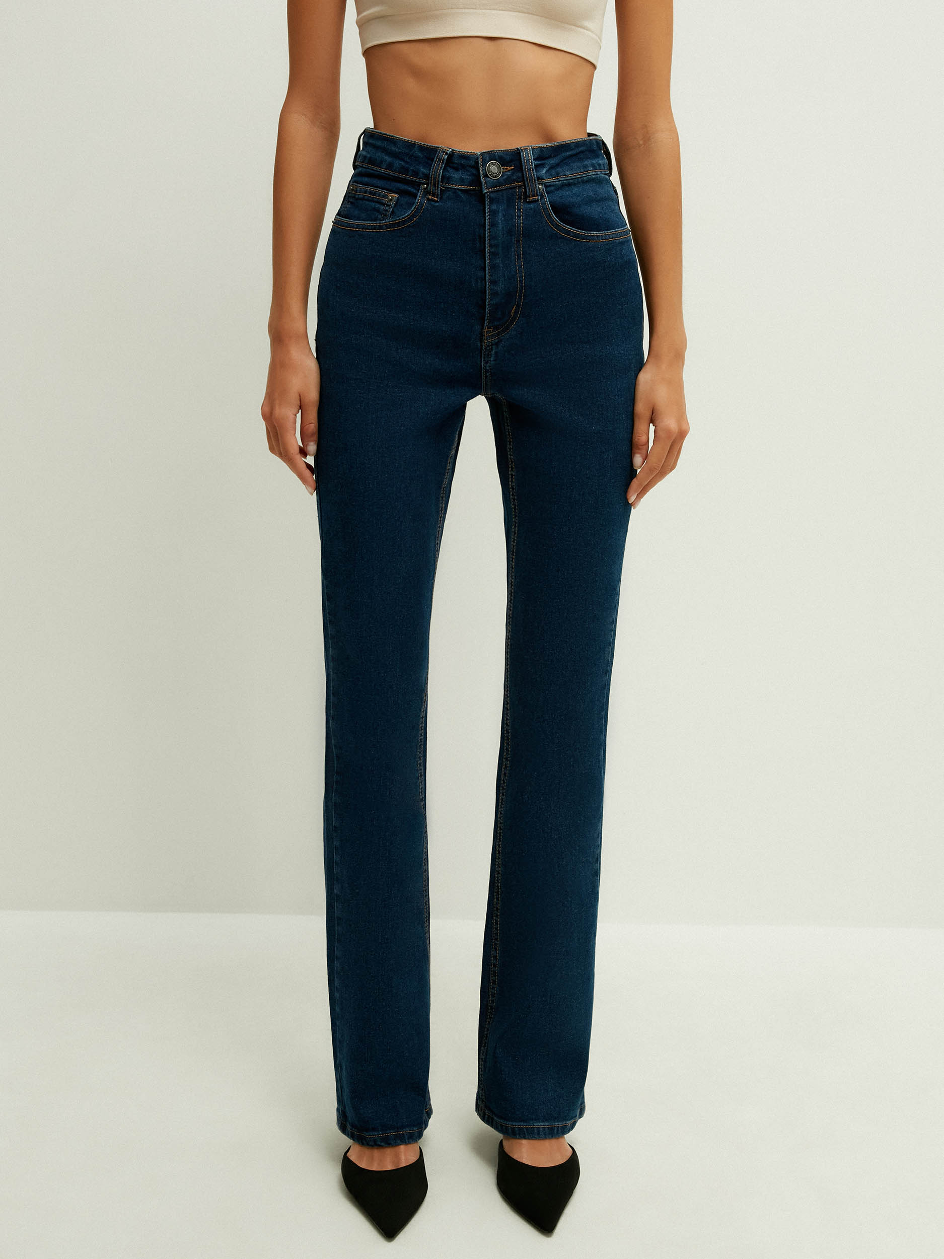 

Джинсы женские ZARINA 2460459759-104 синие S, 2460459759-104