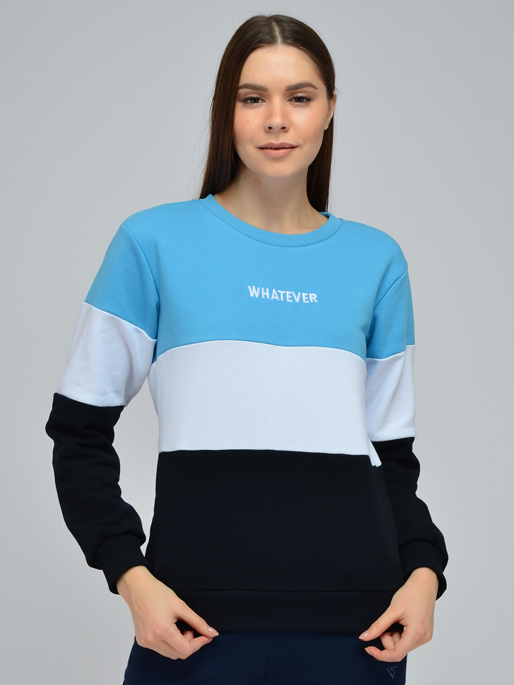 

Свитшот VISERDI 3126-нбс 110590 цв. голубой р.46