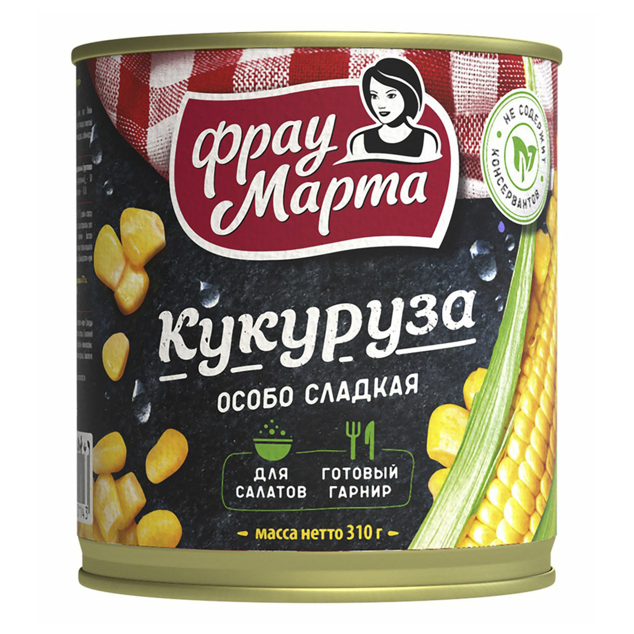 

Кукуруза Фрау Марта сахарная 310 г