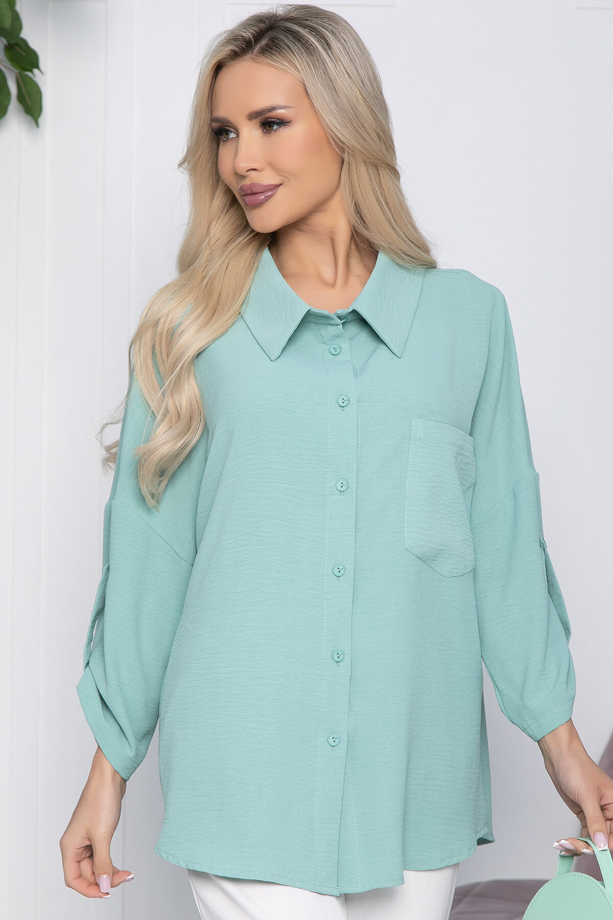 

Блуза женская LT Collection Лето хаки 46 RU, Лето