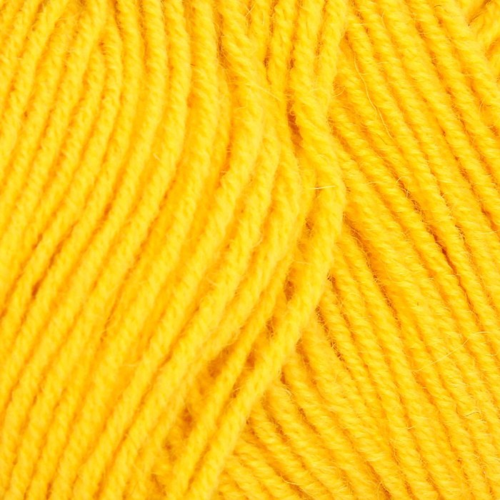 

Пряжа Удачная 50% шерсть, 50% акрил 250м/100гр (12-Желток), Желтый