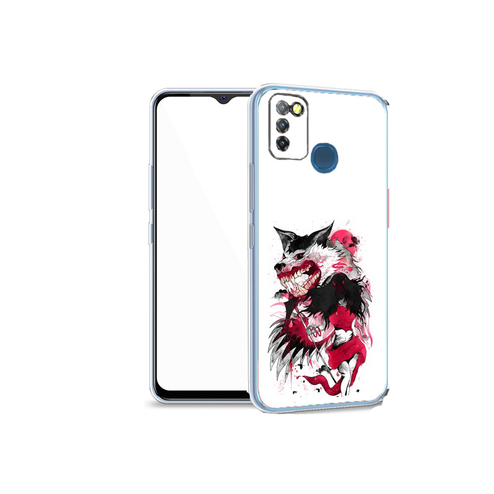 

Чехол MyPads Tocco для Infinix Hot 10 Lite красная шапочка, Прозрачный, Tocco