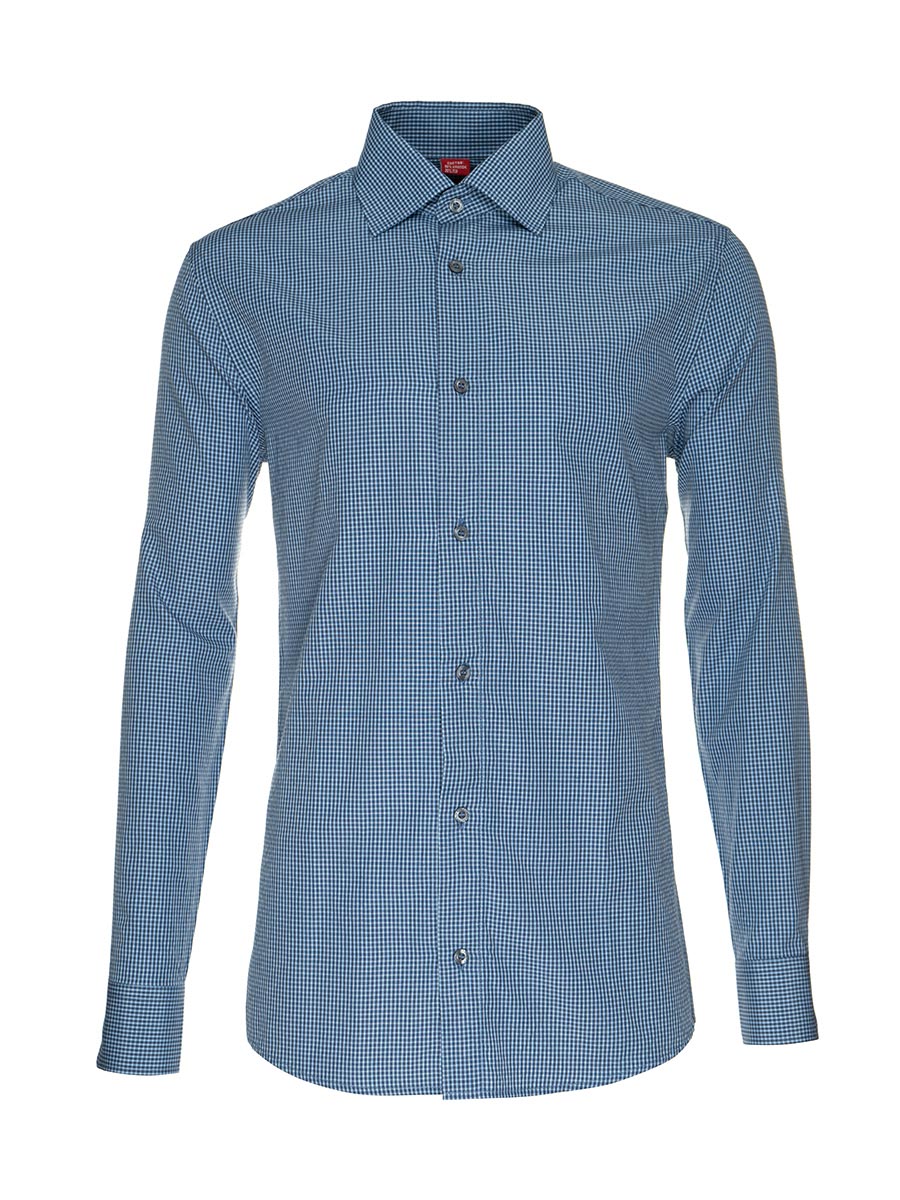 

Рубашка мужская Imperator Kevin 187-33 sl. синяя 40/170-178, Синий, Kevin 187-33 sl.