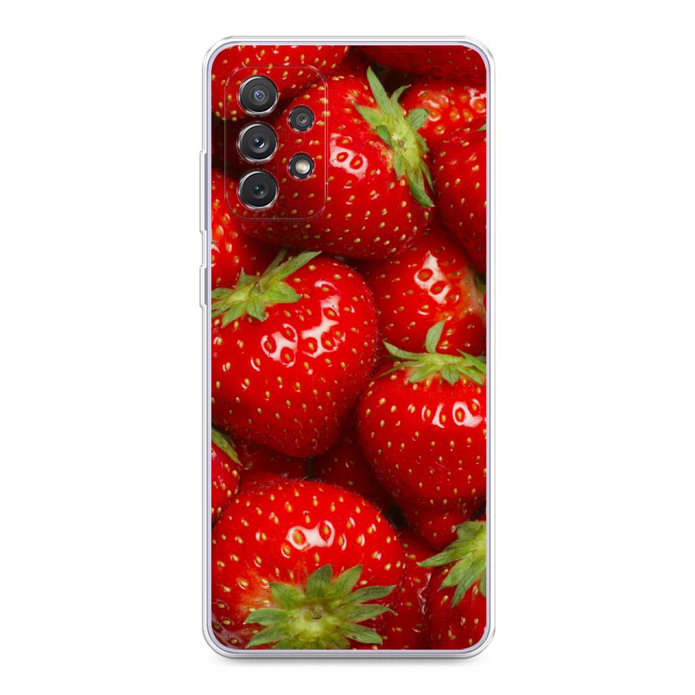 

Чехол Awog на Samsung Galaxy A73 / Самсунг A73 "Клубника", Красный;зеленый, 2104650-10