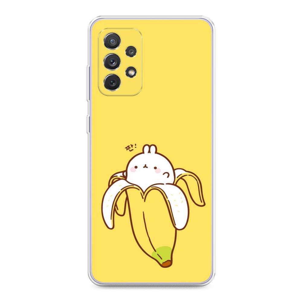 

Чехол Awog на Samsung Galaxy A73 / Самсунг A73 "Зайчик-бананчик", Желтый;белый, 2104650-2