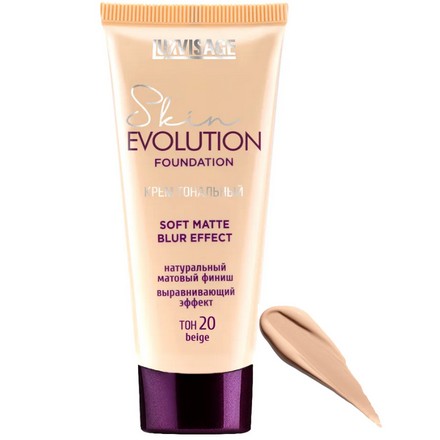 Тональный крем Luxvisage Skin Evolution Soft Matte Blur Effect, тон 20 minimi колготки 20 ден matte effect nudo эффект caramello