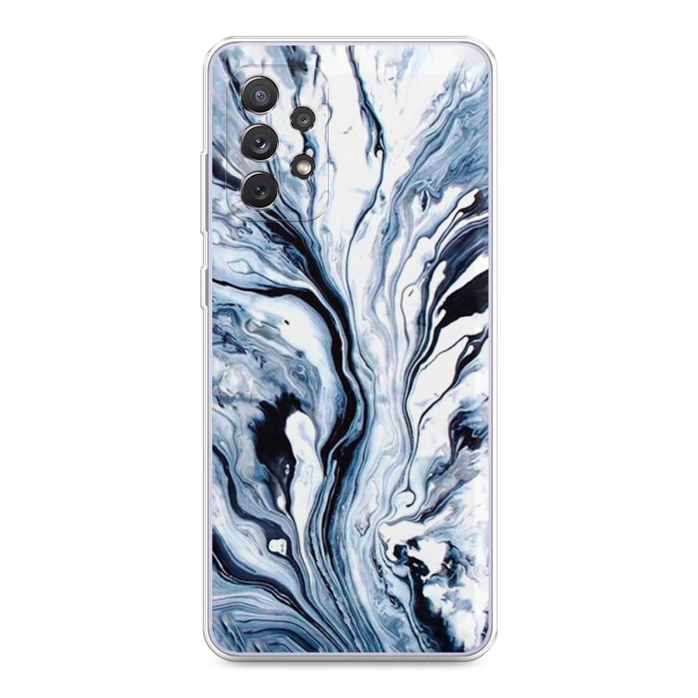 

Чехол Awog на Samsung Galaxy A73 / Самсунг A73 "Голубой минерал мрамор", 2104650-3