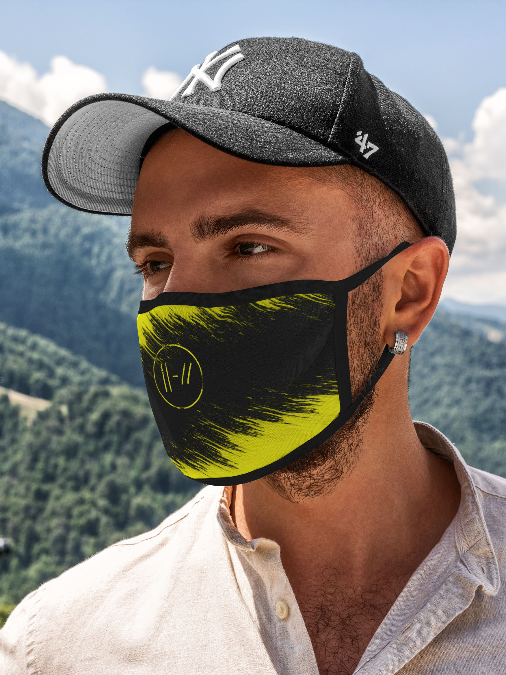 

Многоразовая маска унисекс Burnettie Twenty One Pilots 5, Разноцветный, Twenty One Pilots 5