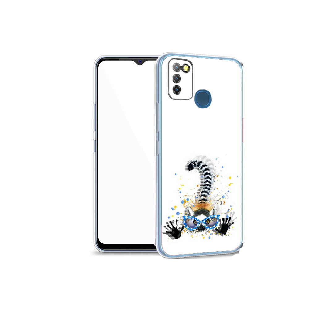 

Чехол MyPads Tocco для Infinix Hot 10 Lite лямур, Прозрачный, Tocco