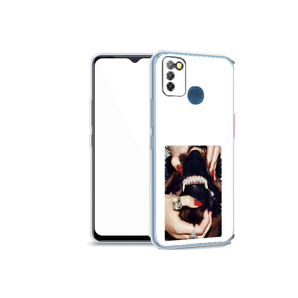 

Чехол MyPads Tocco для Infinix Hot 10 Lite маникюр, Прозрачный, Tocco