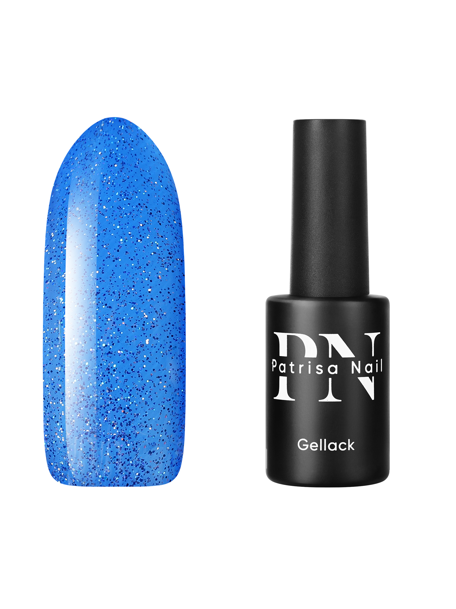 

Гель-лак для ногтей Patrisa Nail Neon Flash №234 неоновый с блестками, 8 мл