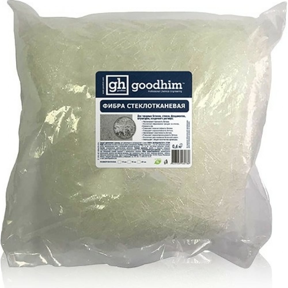 

Стеклотканевая фибра GOODHIM 12 мм, 0.6 кг 60736, Черный