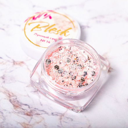 

Набор, Blesk, Дизайн для ногтей «Лунный свет» №14, 3 шт., Разноцветный