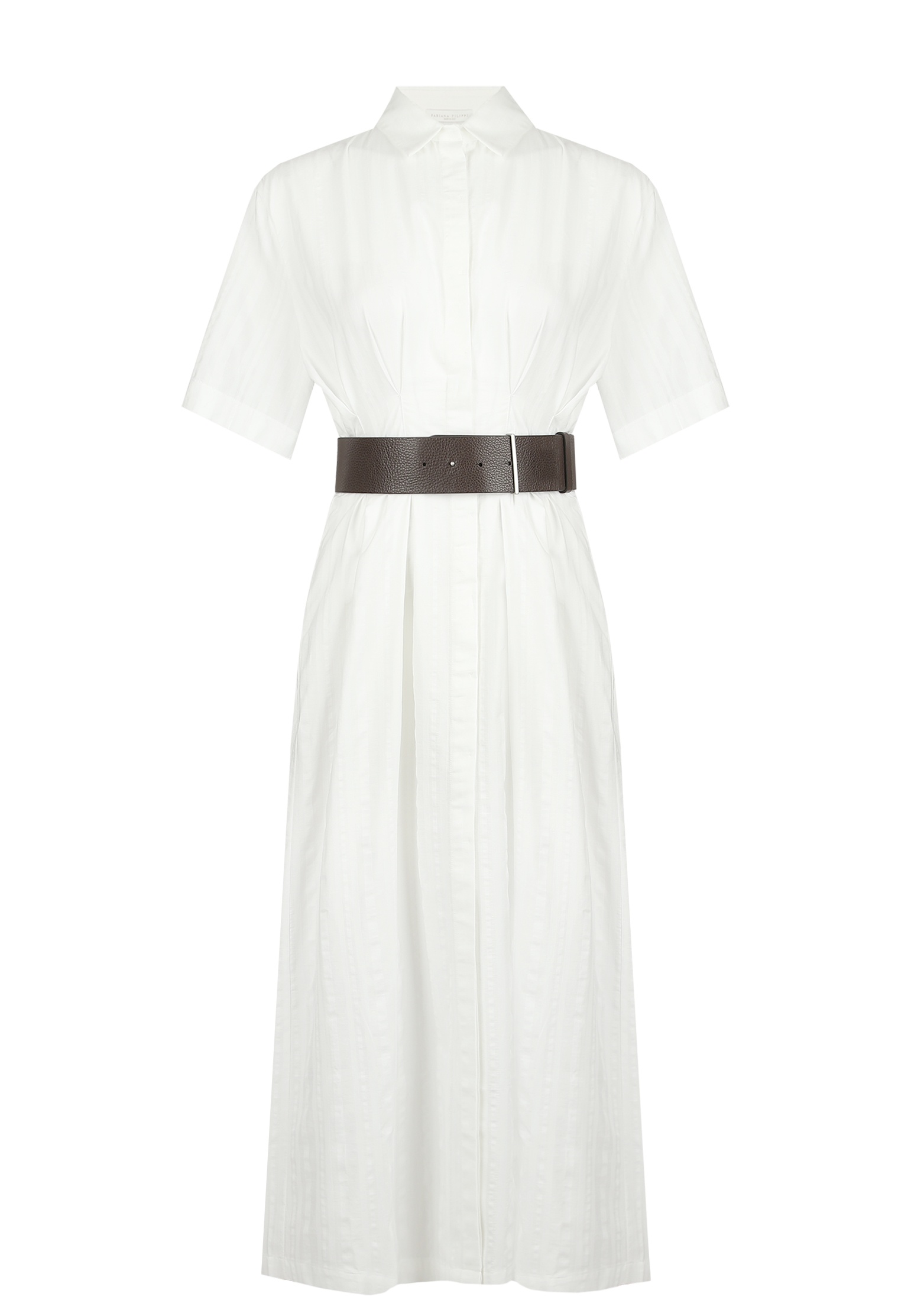 Платье женское FABIANA FILIPPI 145243 белое 40 IT
