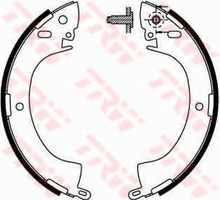 

Колодки тормозные барабанные задн MITSUBISHI: L200 ALL 86-96 PATRON PSP249