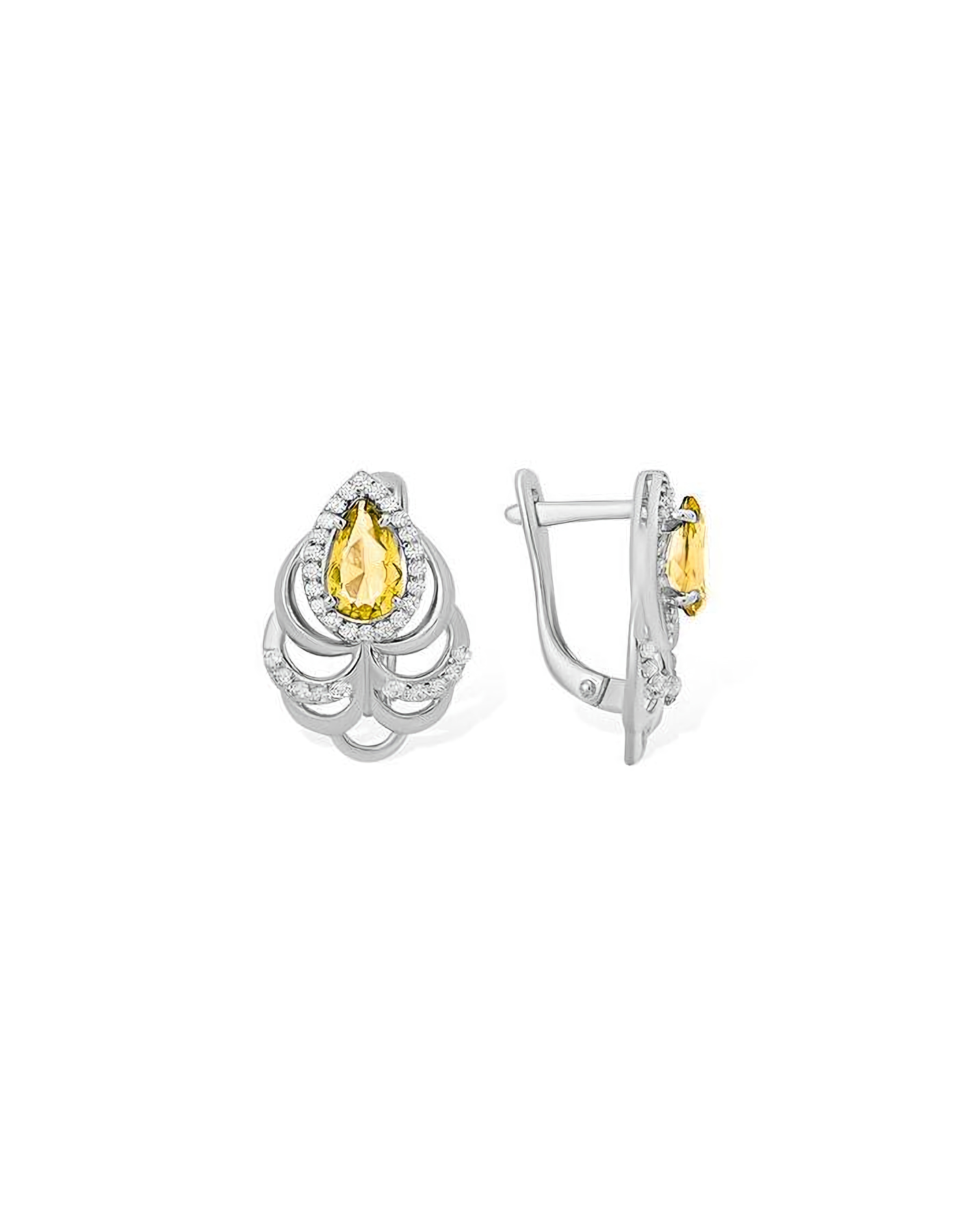 

Серьги из серебра TEO MAORI 81215013407-512, фианит, 81215013407-512