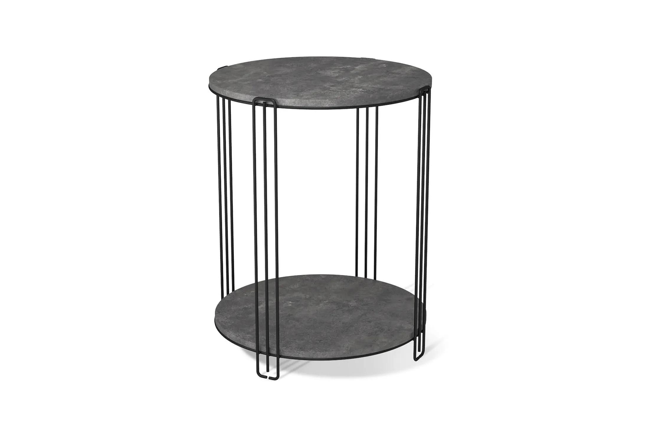 

Стол журнальный НОНТОН SHT-CT33, 36x36x45 см, черный муар / мокрый асфальт, SHT-CT33