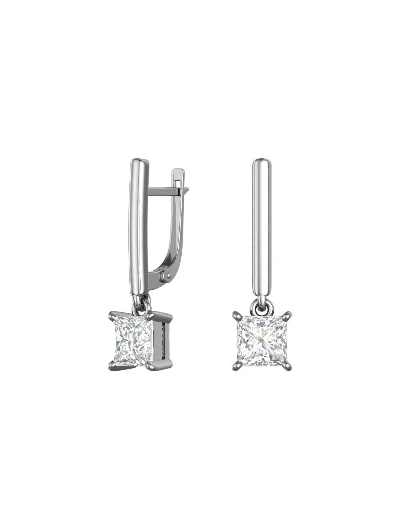 

Серьги из серебра TEO MAORI 80201555-00775, фианит, 80201555-00775