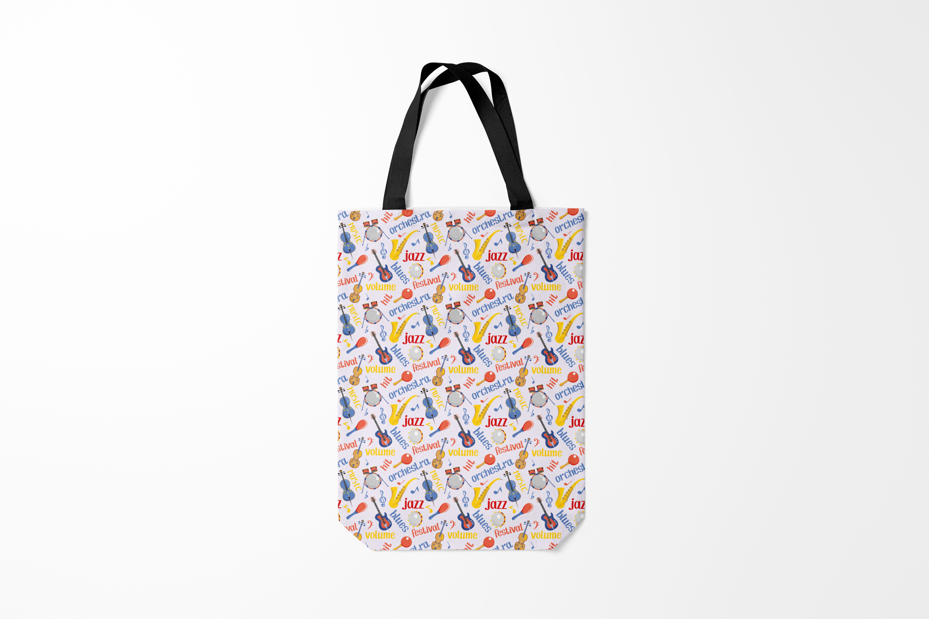 

Сумка шoппер унисекс Burnettie Разная музыка, белый, Разная музыка