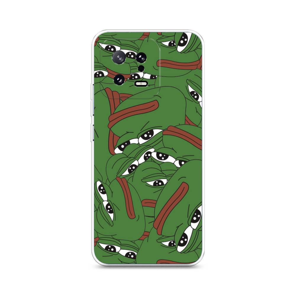

Чехол Awog на Xiaomi 13 5G "Печальный frog", Зеленый;белый, 317250-9