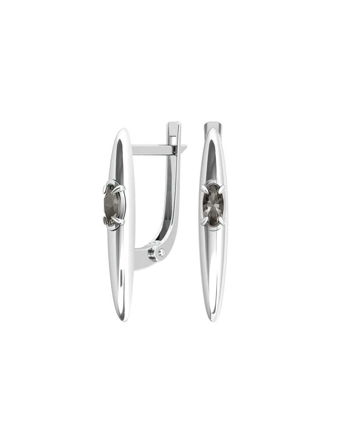 

Серьги из серебра TEO MAORI 82101519-04385, кварц, 82101519-04385