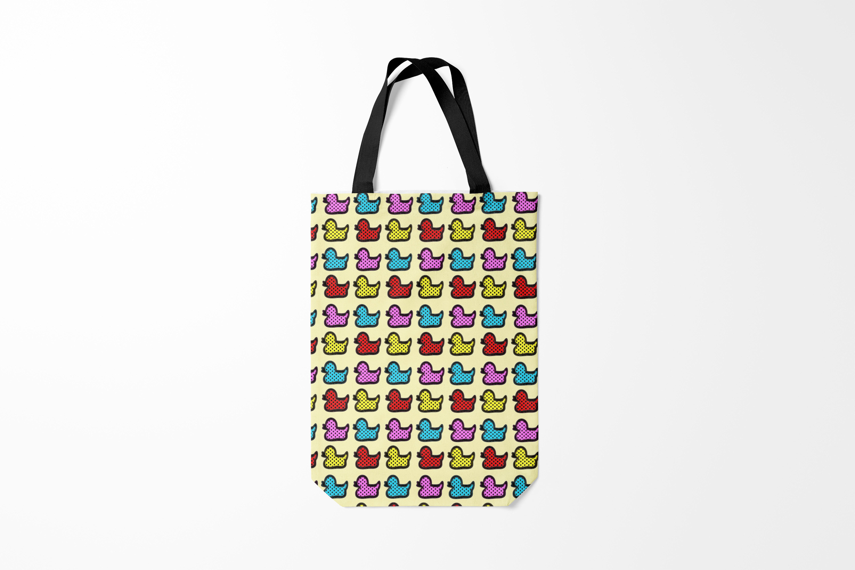 

Сумка шoппер унисекс Burnettie Утки Утиный фон Ducks, желтый, Утки Утиный фон Ducks
