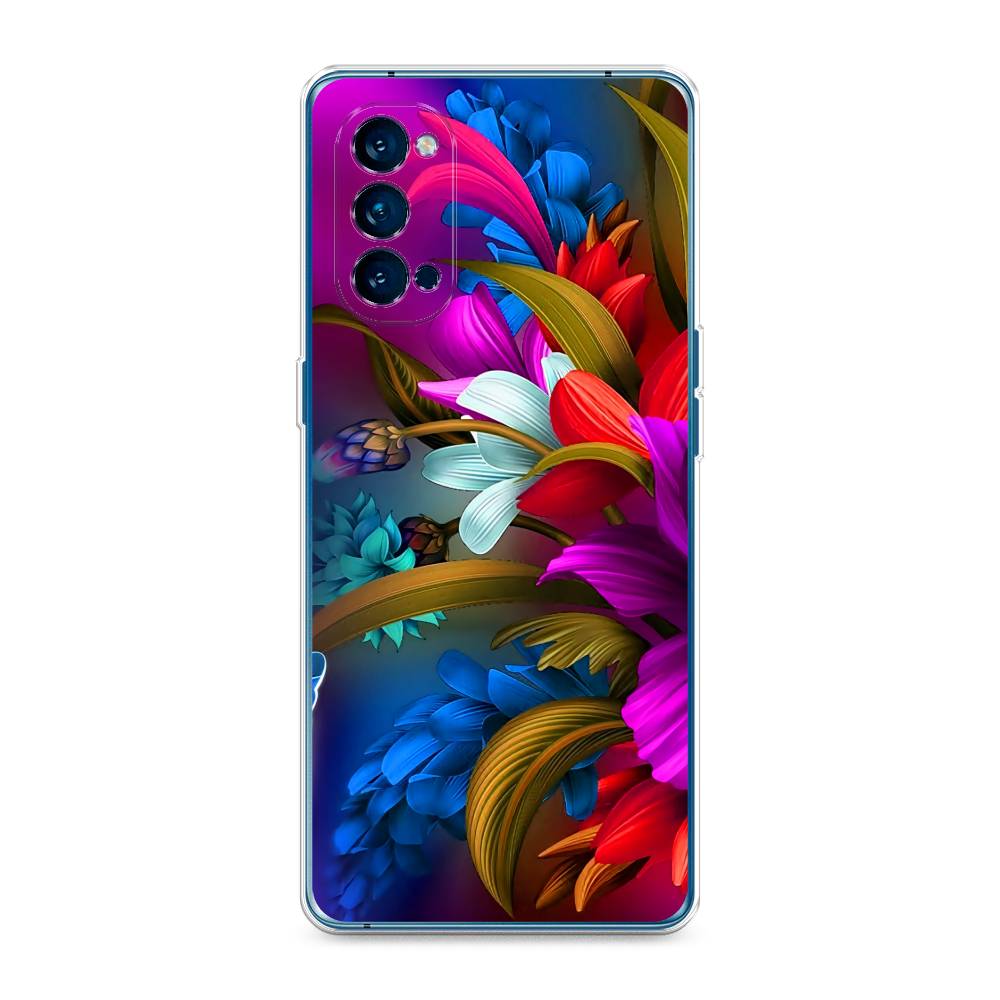 Чехол на Oppo Reno 4 Pro 5G Фантастические цветы