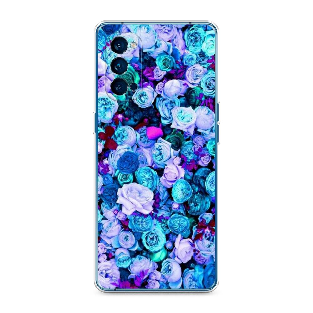 

Чехол на Oppo Reno 4 Pro 5G "Цветочный ковер", Фиолетовый, 253750-2