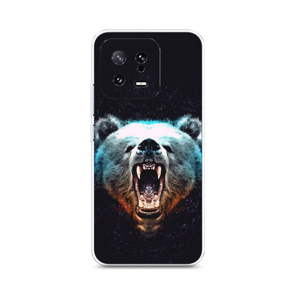 

Чехол Awog на Xiaomi 13 5G "Медведь", Коричневый;голубой;черный, 317250-2