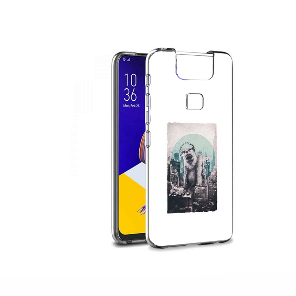 

Чехол MyPads Tocco для Asus ZenFone 6 (ZS630KL) выдра в городе, Прозрачный, Tocco