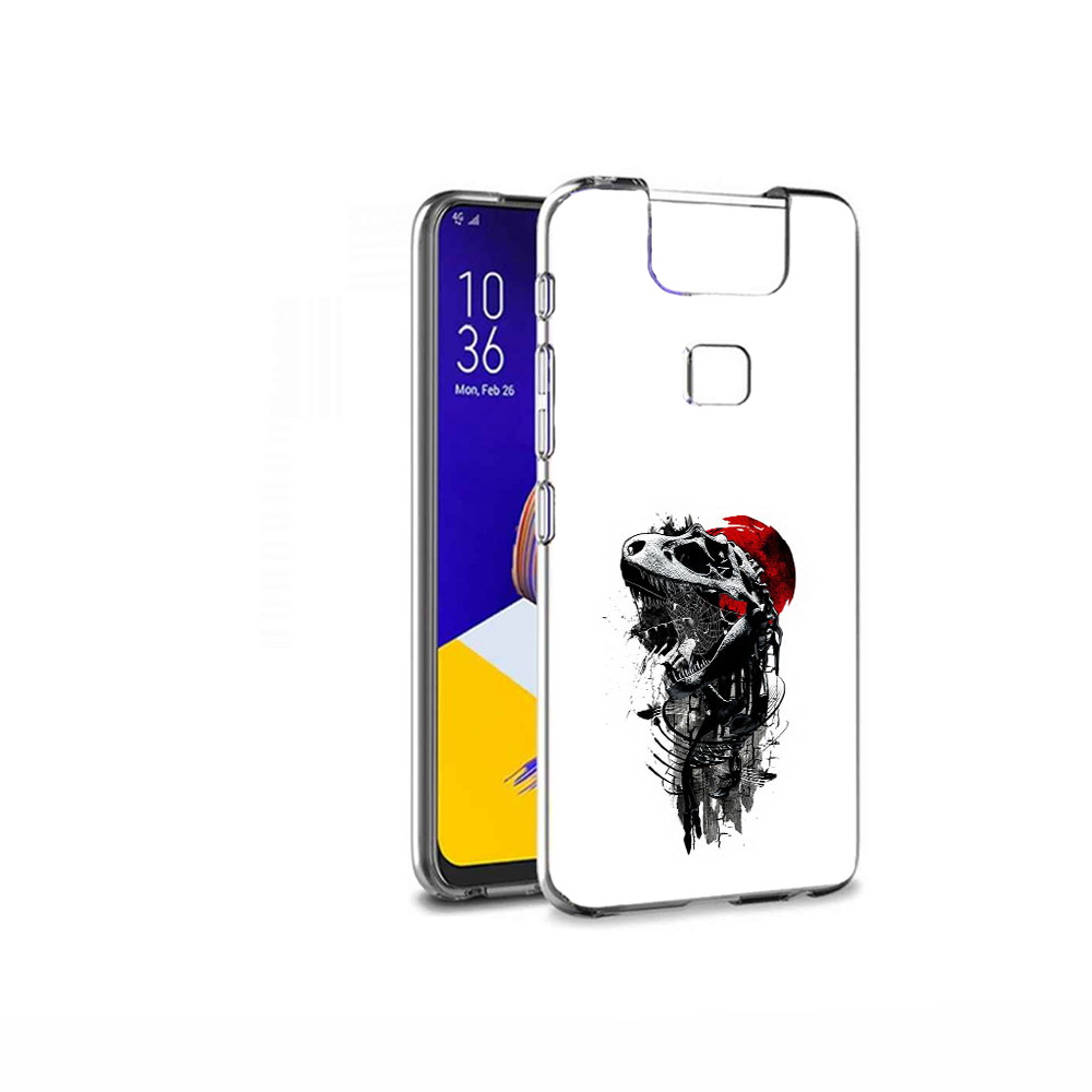 Чехол MyPads Tocco для Asus ZenFone 6 (ZS630KL) вымерший динозавр