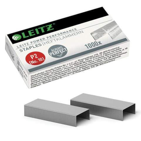 

Скобы для степлера Leitz арт. 228549, №10, 1000шт. х 5 уп.