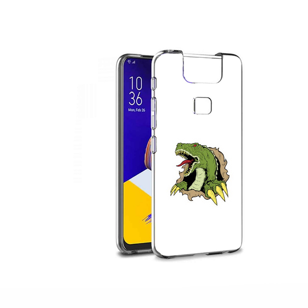 

Чехол MyPads Tocco для Asus ZenFone 6 (ZS630KL) годзила, Прозрачный, Tocco
