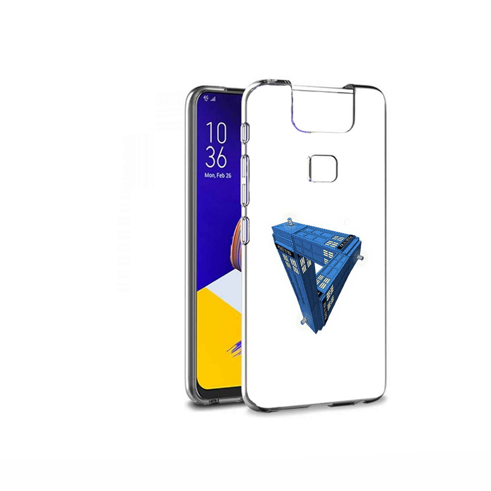 

Чехол MyPads Tocco для Asus ZenFone 6 (ZS630KL) головолока абстракция, Прозрачный, Tocco