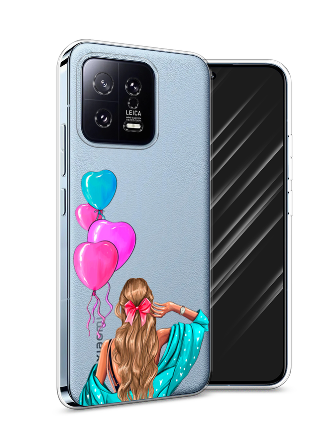 

Чехол Awog на Xiaomi 13 5G "День Рождения", Голубой;розовый;бежевый, 317250-7
