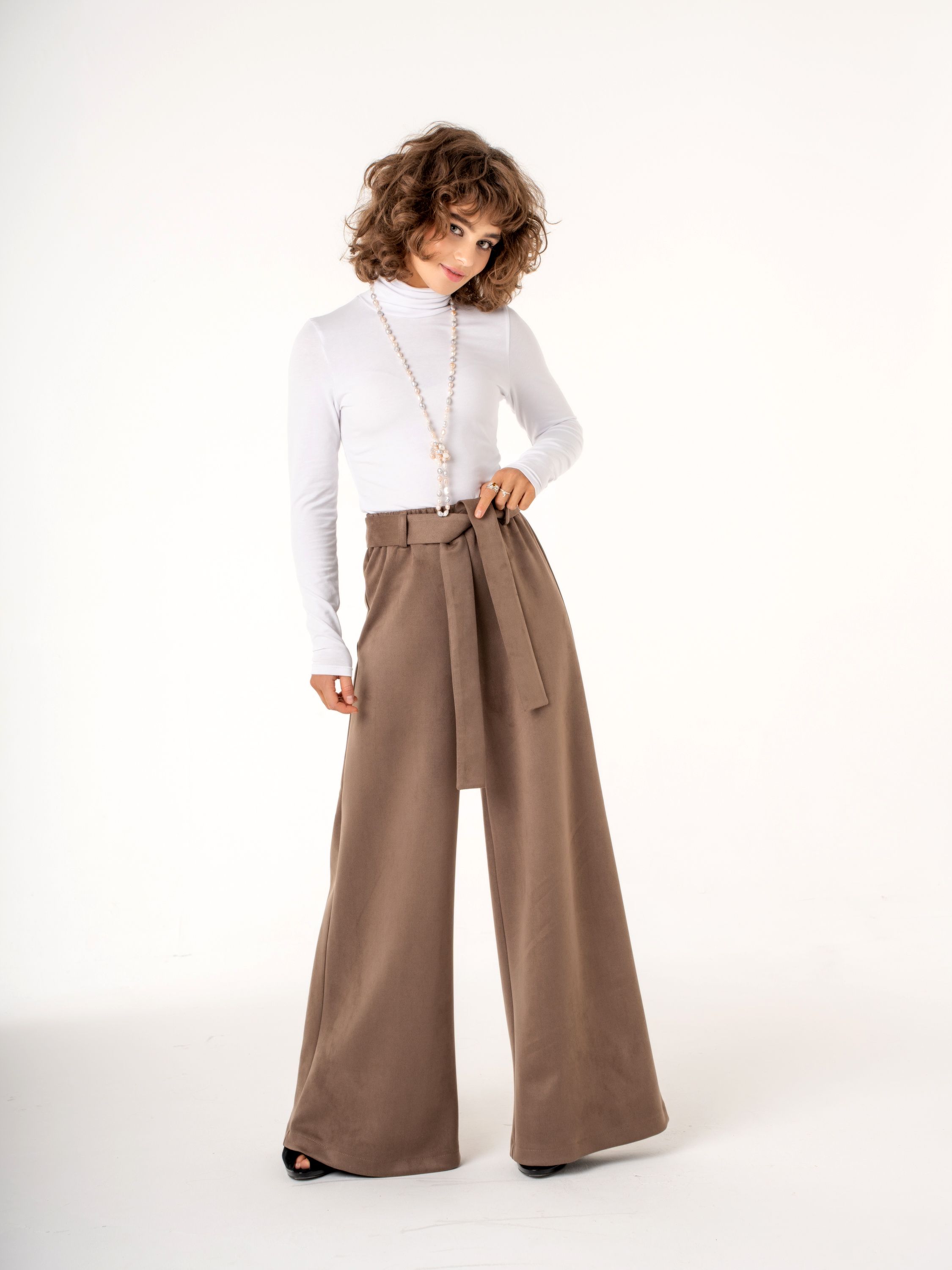

Брюки женские Zone16 Classic коричневые XS, Коричневый, Classic