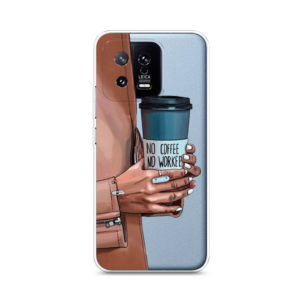 

Чехол Awog на Xiaomi 13 5G "No coffee", Синий;бежевый;коричневый, 317250-7