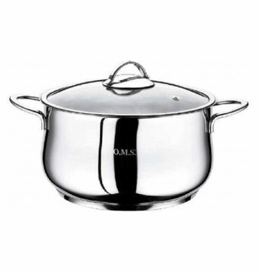 

Кастрюля 20 х 10 см со стеклянной крышкой 3 л O.M.S. Collection "SINGLE COOKWARE" 284259, SINGLE COOKWARE