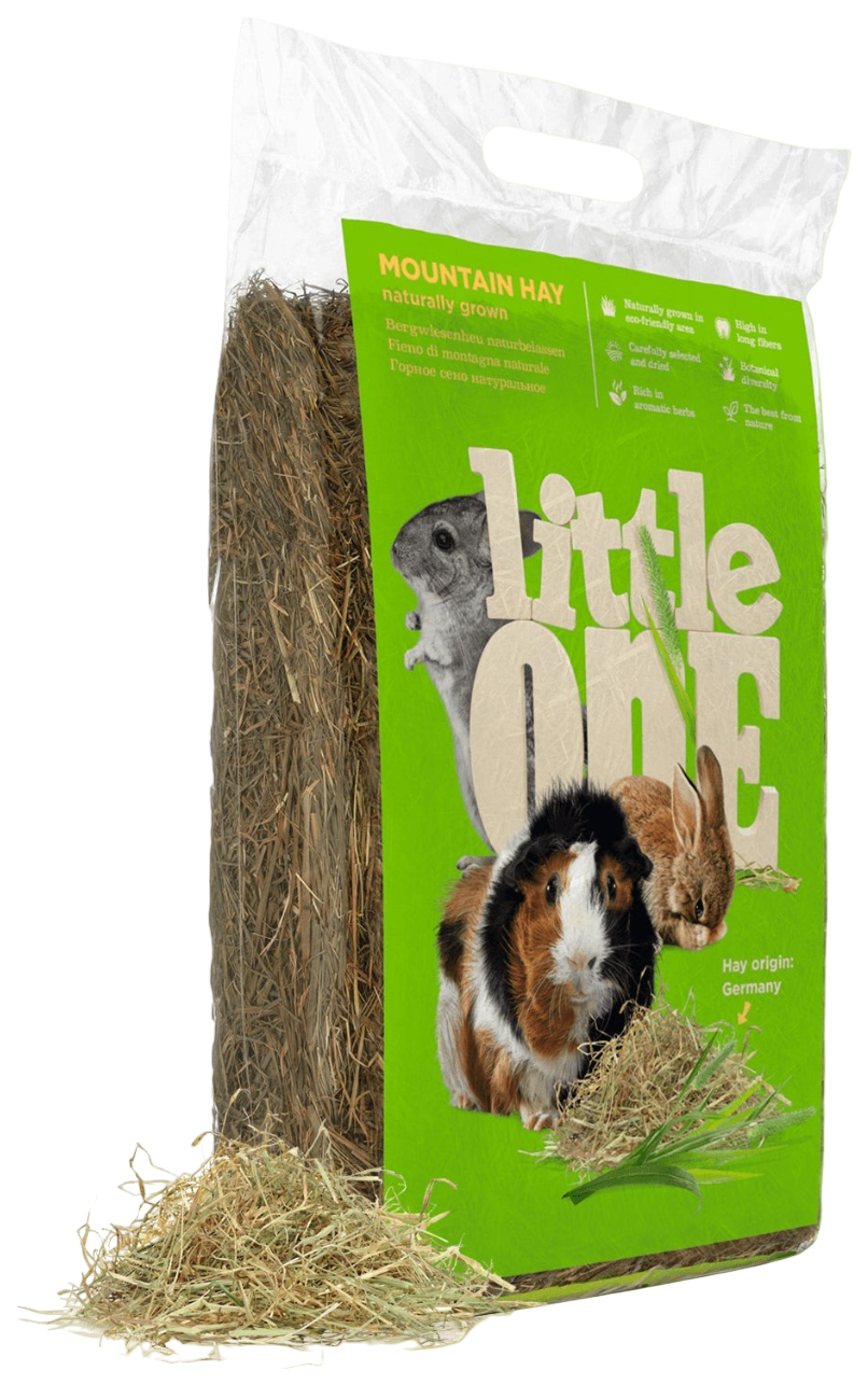 

Сено для грызунов Little One Горное, непрессованное, 400 г