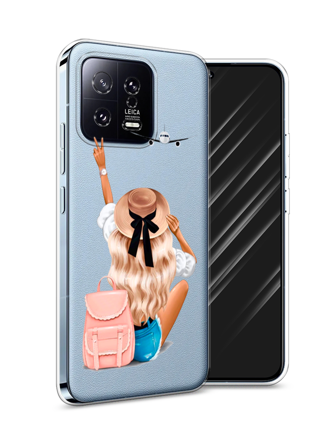 

Чехол Awog на Xiaomi 13 5G "Автостопом самолетом", Бежевый;белый, 317250-7