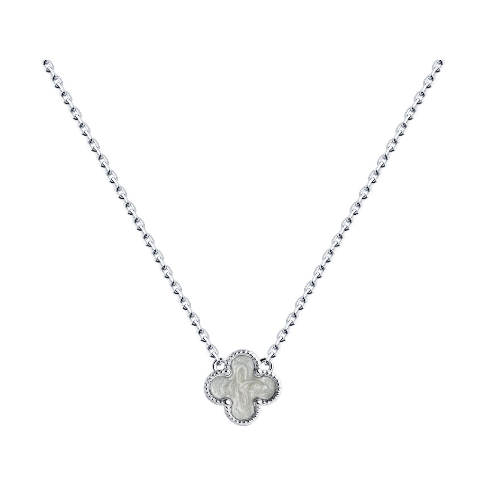 

Колье из серебра 40 см SOKOLOV 94070971, эмаль, 94070971