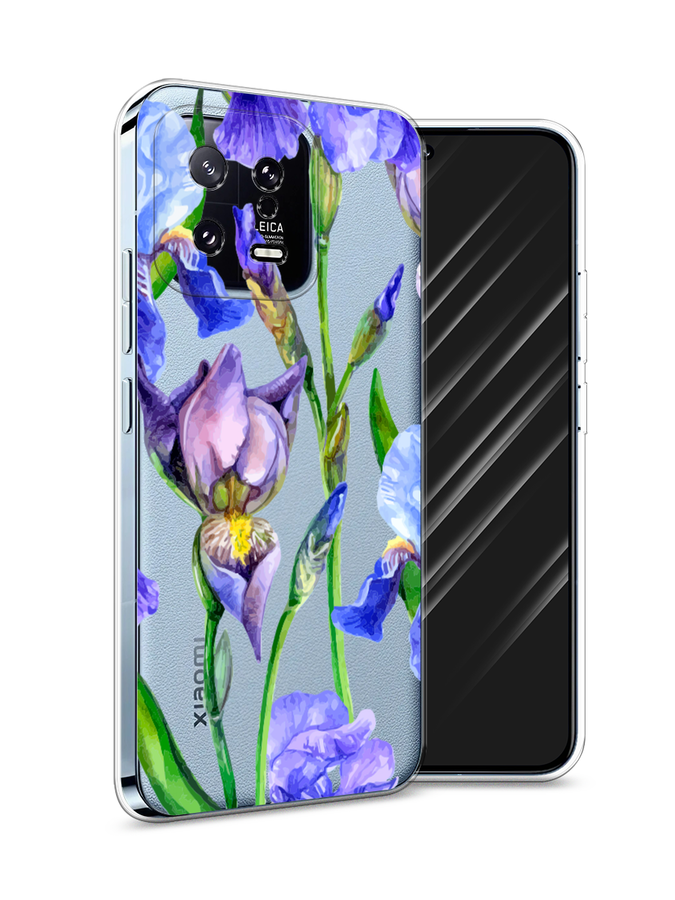 

Чехол Awog на Xiaomi 13 5G "Синие ирисы", Фиолетовый;голубой;зеленый, 317250-8
