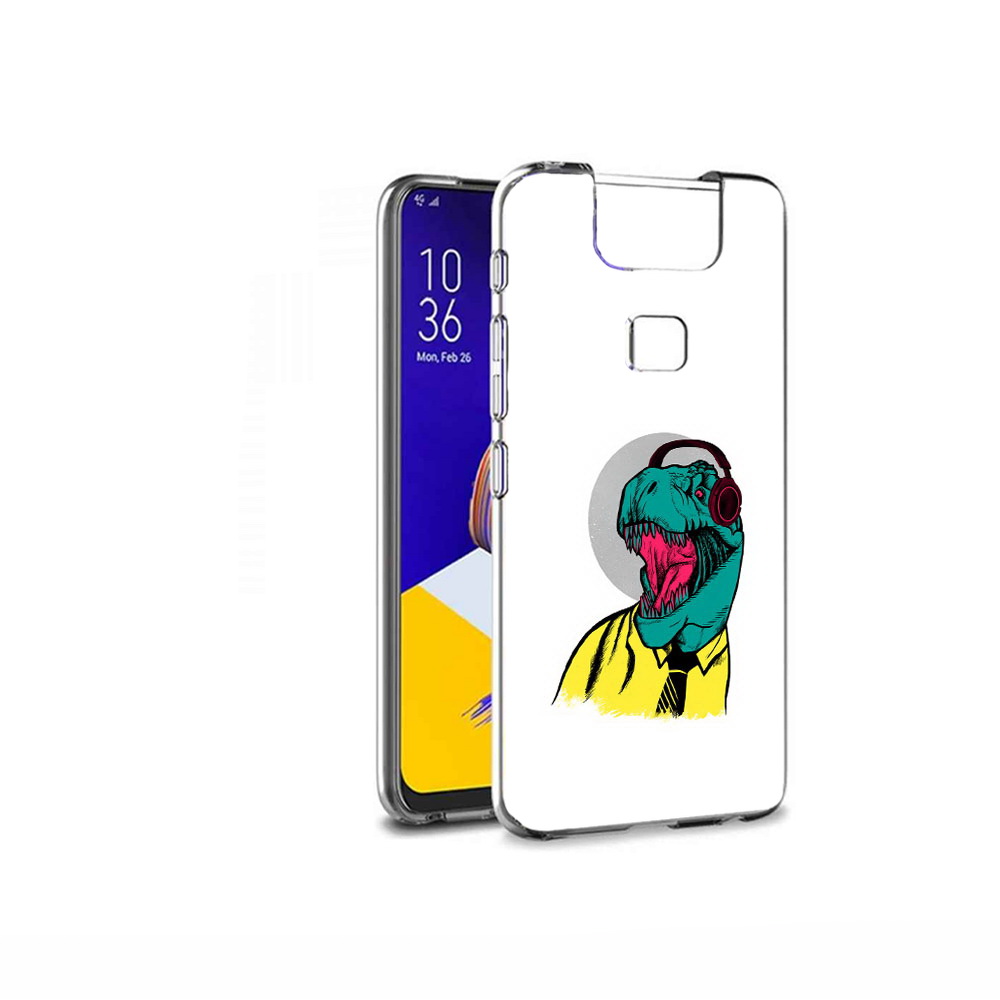

Чехол MyPads Tocco для Asus ZenFone 6 (ZS630KL) дино, Прозрачный, Tocco